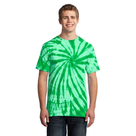 Port & Company Men's Essential Tie Dye Tee 4XL Kelly