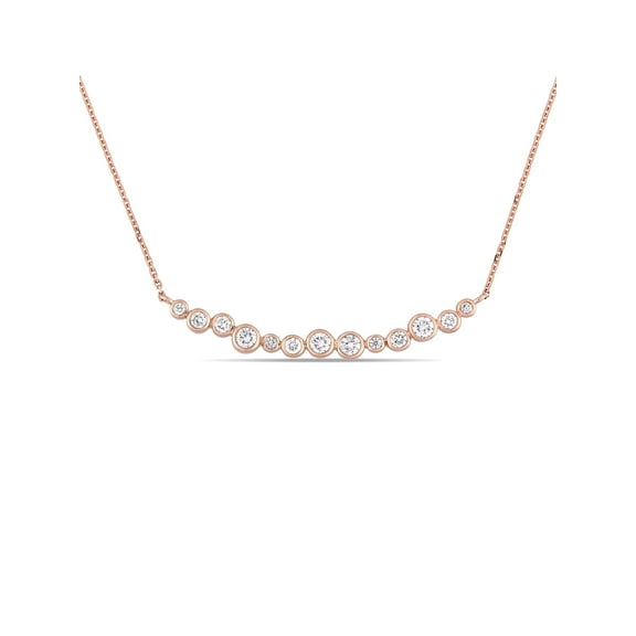 Everly Women's Diamond 14k Rose Gold Necklace