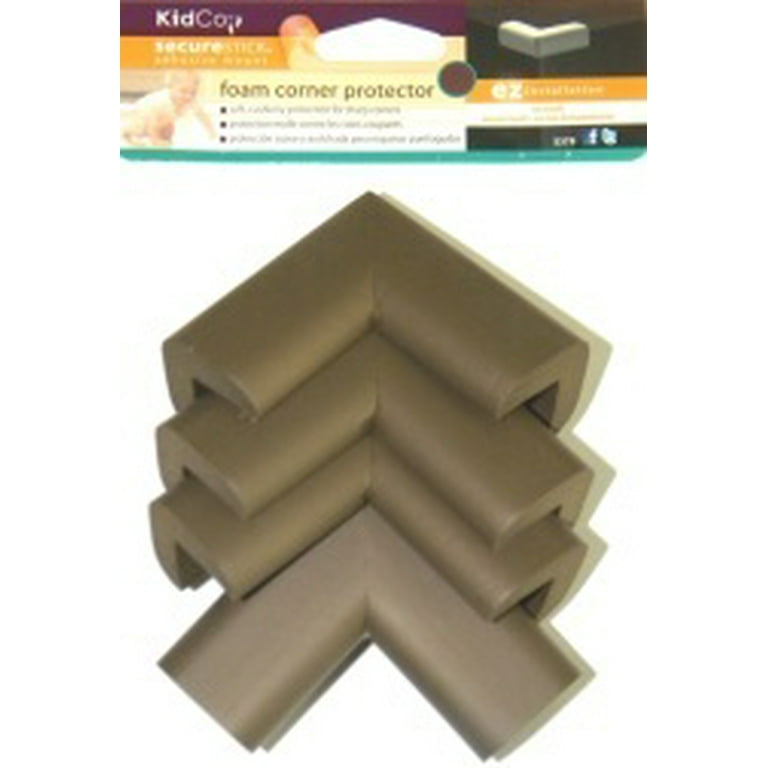 KidCo Foam Corner Protectors 4 Pack Brown