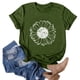 thumbnail image 2 of Gibobby Camisa De Invierno Mangas T camisa Mujeres Loose Tops Short Casual Blouse O cuello Impresión Mujer Blouse（Verdinegro， XXXL), 2 of 5
