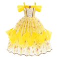 thumbnail image 1 of Ropa de niña de Disney, vestido de princesa congelada, disfraz de fiesta para niñas, disfraz de lentejuelas de Elsa, Reina de la nieve, vestido de carnaval de cumpleaños, bolsa para niños 2T(100) Gao Jinjia LED, 1 of 2