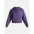 thumbnail image 6 of No Boundaries Boxy Zip Up Hoodie, Women's XXS-XXL, 6 of 6