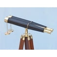 thumbnail image 3 of NauticalMart floor standing admiral's brass/leather binoculars 62", 3 of 6