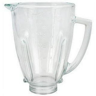 Brentwood 60 oz. Black Blender Glass Jar Replacement 6-Piece Set for Oster  Blender P-OST723 P-OST722 - The Home Depot