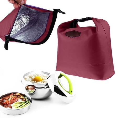 Insulated Lunch Bags: Thermal Food Carriers Pouch for Hot Cold Meals - Leakproof Cooler Bags for School Office Family Gatherings