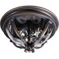 thumbnail image 1 of Maxim Camden 3-Light Outdoor Ceiling Mount in Golden Bronze, 16", 1 of 8