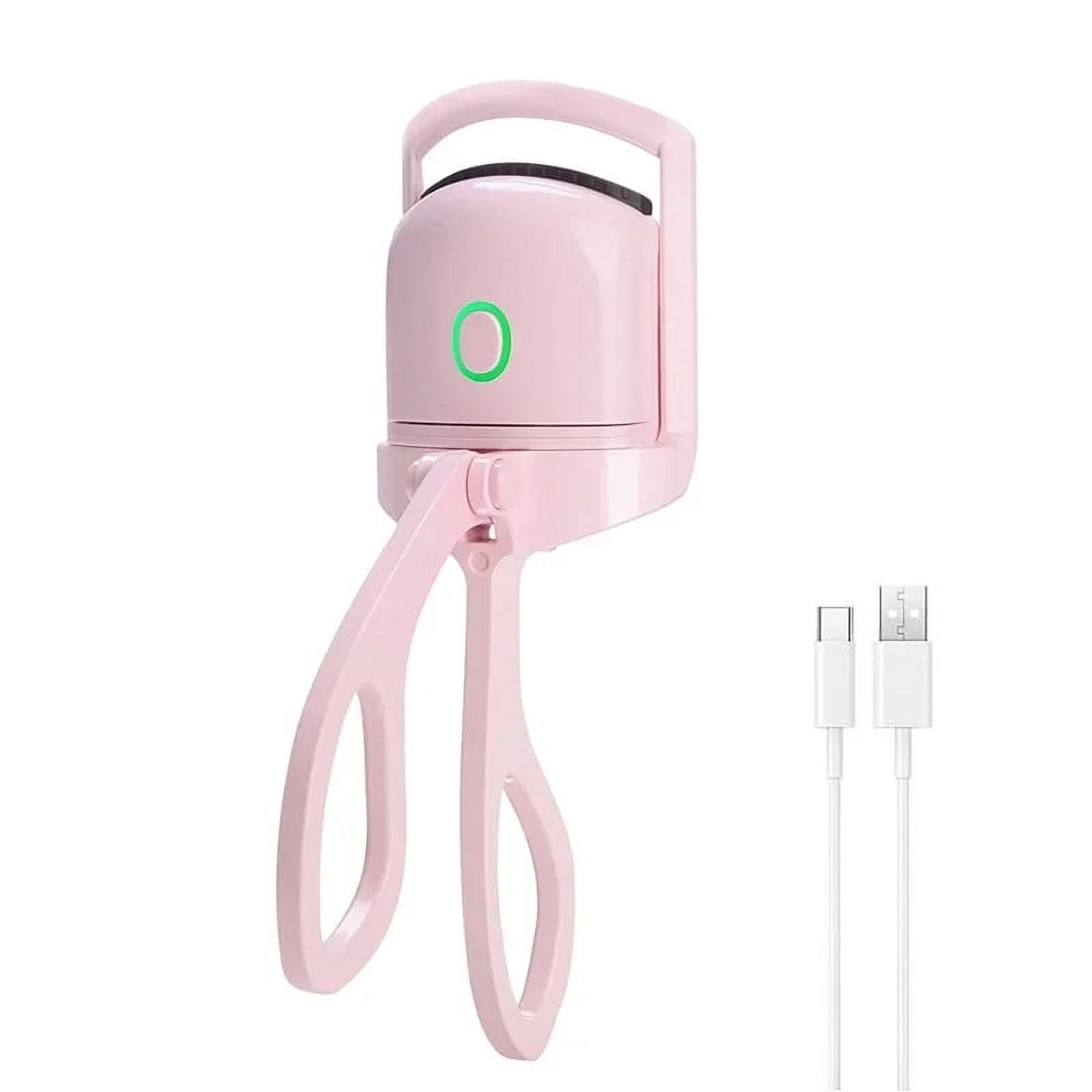 CNKESS Factory wholesale  Mini Heated Eyelash Curler Portable Eyelash curler  Rechargeable Heated Eyelash Curler