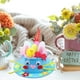 thumbnail image 4 of Conjunto de decoraciones y manualidades para hacer gorros de Pascua para niños, para hacer tu propio gorro de Pascua. Azul, 4 of 9