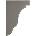 thumbnail image 3 of 3 1/2"W x 5"D x 7 1/2"H Bedford Wood Vintage Decor Bracket, Reclaimed Grey, 3 of 6