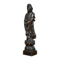 thumbnail image 6 of Avalokitesvara Wooden Statue for Home Decor, Desktop Ornament, Spiritual Meditation Figurine, Handcrafted Adornment, 6 of 9