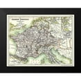 thumbnail image 2 of Poole 14x12 Black Modern Framed Museum Art Print Titled - Frankish Dominions Carolingian 768-900 France, 2 of 5