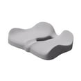 thumbnail image 4 of Cojín de asiento de espuma viscoelástica Almohada de espuma viscoelástica Cojín transpirable para sentarse Cojín para silla Gris, 4 of 9
