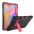 thumbnail image 5 of Dteck for Samsung Galaxy Tab S6 Lite Case 10.4 Inch 2022/2020 with Built-in Kickstand for Kids, Heavy Duty Hybrid Shockproof Case for Galaxy Tab S6 lite (SM-P610/P613/P615/P619),Black + Rose, 5 of 7