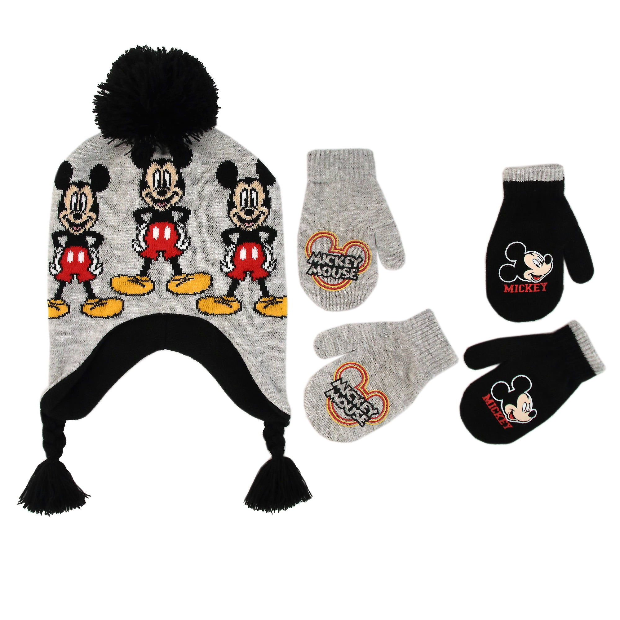 Disney Kids Winter Hat and 2-Pack Kids 
