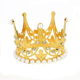 Tgoon Mini Crowns, 6 Pieces Mini Metal Crown Multi Function Sturdy Durable  for DIY