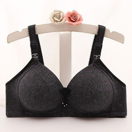 

TIANEK Lifting Bra for Female Casual Adjustable Strap Sexy No Pad Cotton Everyday Underwear Clearance