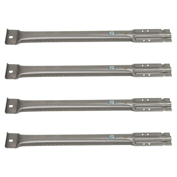CintBllTer 4-Pack BBQ Gas Grill Tube Burner Replacement Parts for 122.16641901 - Compatible Barbeque Stainless Steel Pipe Burners