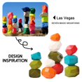 thumbnail image 4 of Juego de juguetes Balancing Stones Tucimibo Jumbo para niños pequeños, 4 of 6
