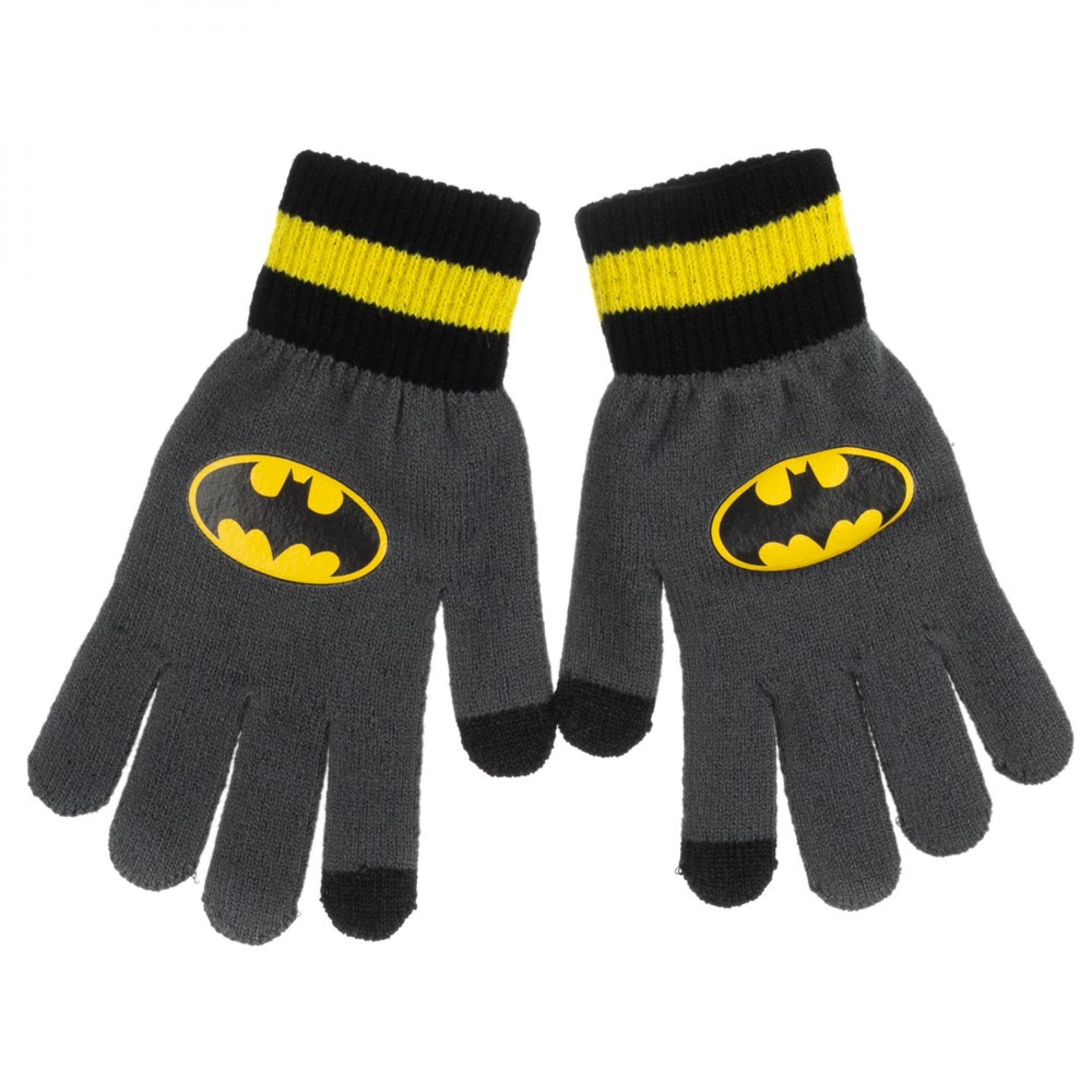skelet Had Demonstrere Batman Symbol Gloves with Texting Ability - Walmart.com