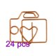 thumbnail image 1 of Clip de papel de dibujos animados Marcado de documentos Clip de organización de fotos Marcador de metal para la oficina en casa y la escuela 24 Piezas Jumpingount HA3022-01*24, 1 of 2