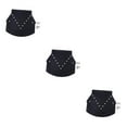 thumbnail image 1 of serony Durable Motorcycle Universal Rear Mud Flap Rear Wheel Fender PU Leather Type1 3Set, 1 of 1