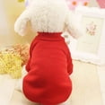 thumbnail image 6 of SeekLGT Puppy Dog Sweatshirt Soft Fleece Winter Clothes for Teacup Extra Small Dogs Girl Boy, Red, 1 Pack, 6 of 9