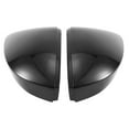 thumbnail image 3 of Glossy Black Car Rearview Mirror Covers Side Wing Mirror Caps for Mk3 A7 5E 2014-2019 for,1 Pair x Rearview Mirror Covers (Left & Right),Bright black, 3 of 8