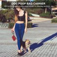 thumbnail image 3 of OULII Distributeur de Sacs à Caca pour Chien Rouge pour Extérieur 1Ensemble, 3 of 8