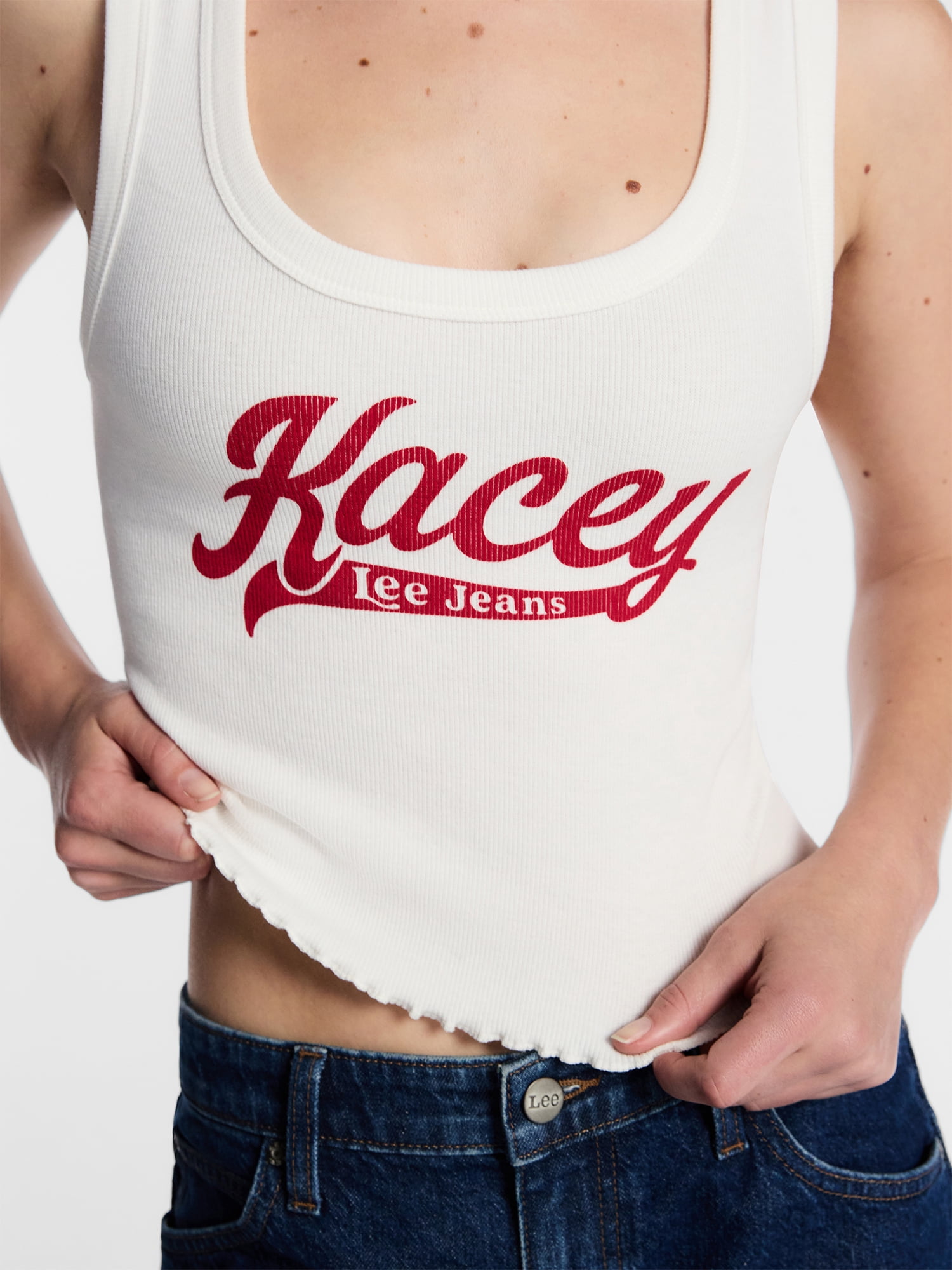 Kacey Lee Women's Graphic Cutaway Tank Top, Sizes XS-XXL - Walmart.com