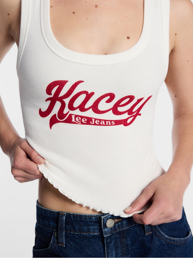 Kacey Lee Women's Graphic Cutaway Tank Top, Sizes XS-XXL - Walmart.com