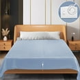 thumbnail image 2 of Blue Electric Heated Blanket Queen Size 61.81X83.86 Inch Double Control Heating Pad With Auto Shut Off Machine Washable Soft Polyester For Bed Couch Winter Warmth Blue, 2 of 8
