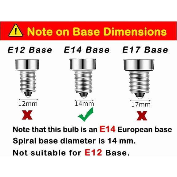 YJYASX-E14 European Screw Base LED Filament C35 Shape Bullet Top,2W Warm White 2700K, 20-Watt Incandescent Equivalent, No-Dimmable (2-Pack)