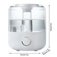 LUODU Warm Humidifiers for Home No Cow Easy Clean Humidifiers for Large