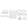 thumbnail image 2 of Tier Dish RackDish Rack 2 Tier Dish Drainer Kitchen Drying Rack Remarkable Clarity, 2 of 5