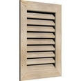 thumbnail image 3 of 18"W x 12"H Rectangle Gable Vent (23"W x 17"H Frame Size): Unfinished, Functional, Smooth Pine Gable Vent w/ 1" x 4" Flat Trim Frame, 3 of 6