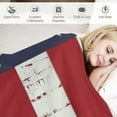 thumbnail image 3 of Shiartex Patriotic US Flag Flannel Blanket American National Flag Throw 4th of July Citizenship Veteran Gift Soft Cozy Warm Decor Throws Lightweight Blankets for Couch Sofa Bed Chair White, 3 of 6