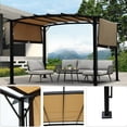 thumbnail image 3 of Outdoor Pergola Patio Gazebo 12 x 9 Ft ,Retractable Shade Canopy, Steel Frame Grape Gazebo for Gardens Terraces Porch Backyard, 3 of 6