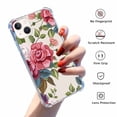thumbnail image 2 of Flower Pattern Case for iPhone 14,Aesthetic Colourful Floral Pattern Soft TPU Bumper Case Cover, 2 of 5