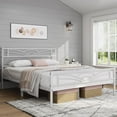 Queen Size Bed Frame, Metal Platform Bed Frame, Mattress Foundation