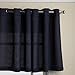 thumbnail image 3 of Lorraine Home Fashions , Paire de Rideaux Jackson Pouces Marine, Niveau 58 Po x 24, 3 of 3