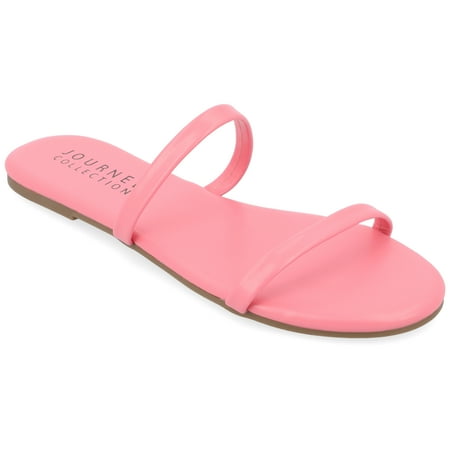 

Journee Collection Womens Adyrae Tru Comfort Foam Slide Flat Sandals