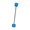 Aqua, variant on Acrylic Dice Bead Industrial Barbell 14G