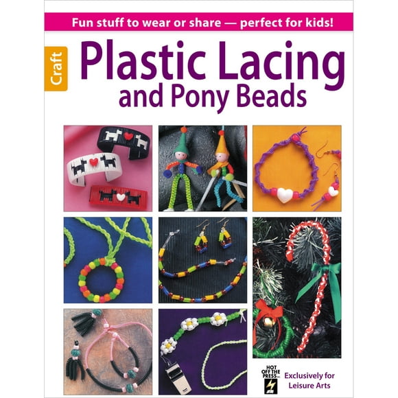 Leisure Arts-Plastic Lacing And Pony Beads