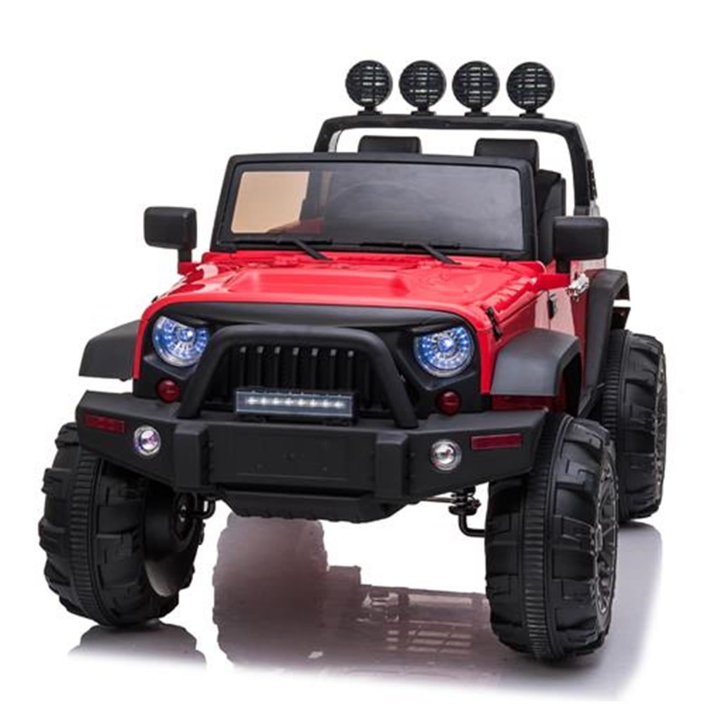 Kepooman Kids Ride On Cars, 12V Battery Powered Toy Electric Car for Kids w/ Parent Remote Contro, LED Headlights, MP3 Player, Horn, Red Kepooman Kids Ride On Cars, 12V Battery Powered Toy Electric Car for Kids w/ Parent Remote Contro, LED Headlights, MP3 Player, Horn, Red