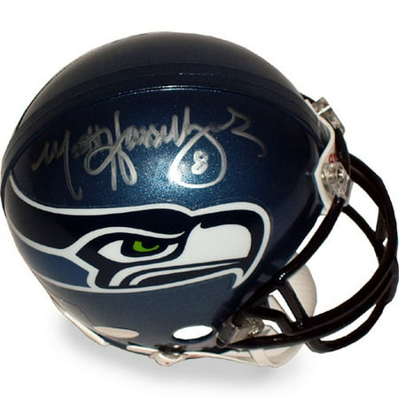 Matt Hasselbeck Autographed Seahawks Mini Helmet