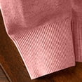 thumbnail image 3 of fatyb Mens V Neck Sweater Casual Knitted Long Sleeve Pullover Tops Solid Color Slim Sweaters for Men, 3 of 5