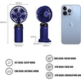 thumbnail image 4 of Portable Serenity Generator, 4-Speed Wind Control Portable Fan, Convenient for Travel and Outdoor Adventures, Ultra-Quiet Performance for Uninterrupted Moments, 90° Foldable for, 4 of 5