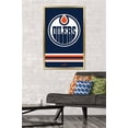 thumbnail image 2 of NHL Edmonton Oilers - Logo 21 Wall Poster, 22.375" x 34", Framed, 2 of 3