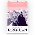 thumbnail image 2 of Get Lost in the Right Direction, Pink and Purple, Pacific Northwest (24x36 Giclee Gallery Art Print, Vivid Textured Wall Decor), 2 of 3