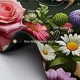 thumbnail image 4 of JML Non-Slip MicrofiberFabric & Rubber Doormat - Soft Entryway Rug for Home/Office (16"x24") - Easy Clean Door Mat for Indoor/Outdoor Use, Floral Welcome Design, 4 of 6